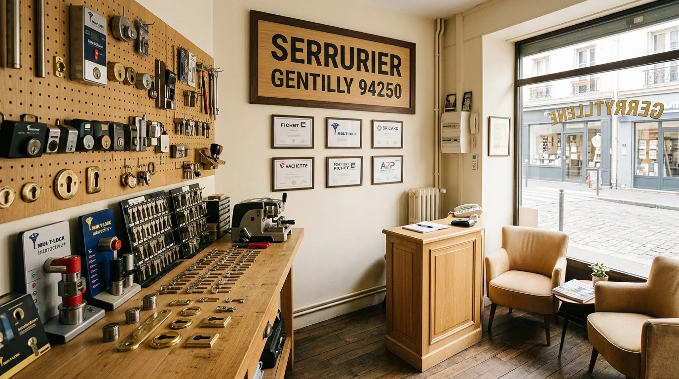 Atelier Serrurier Gentilly — patrimoine Doisneau