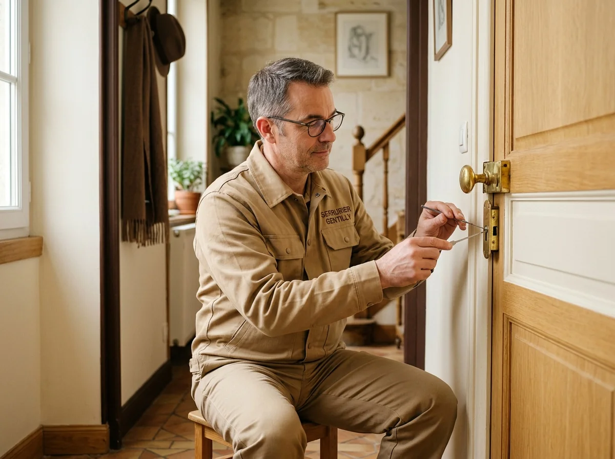 Ouverture porte fermée à clé - Serrurier Gentilly