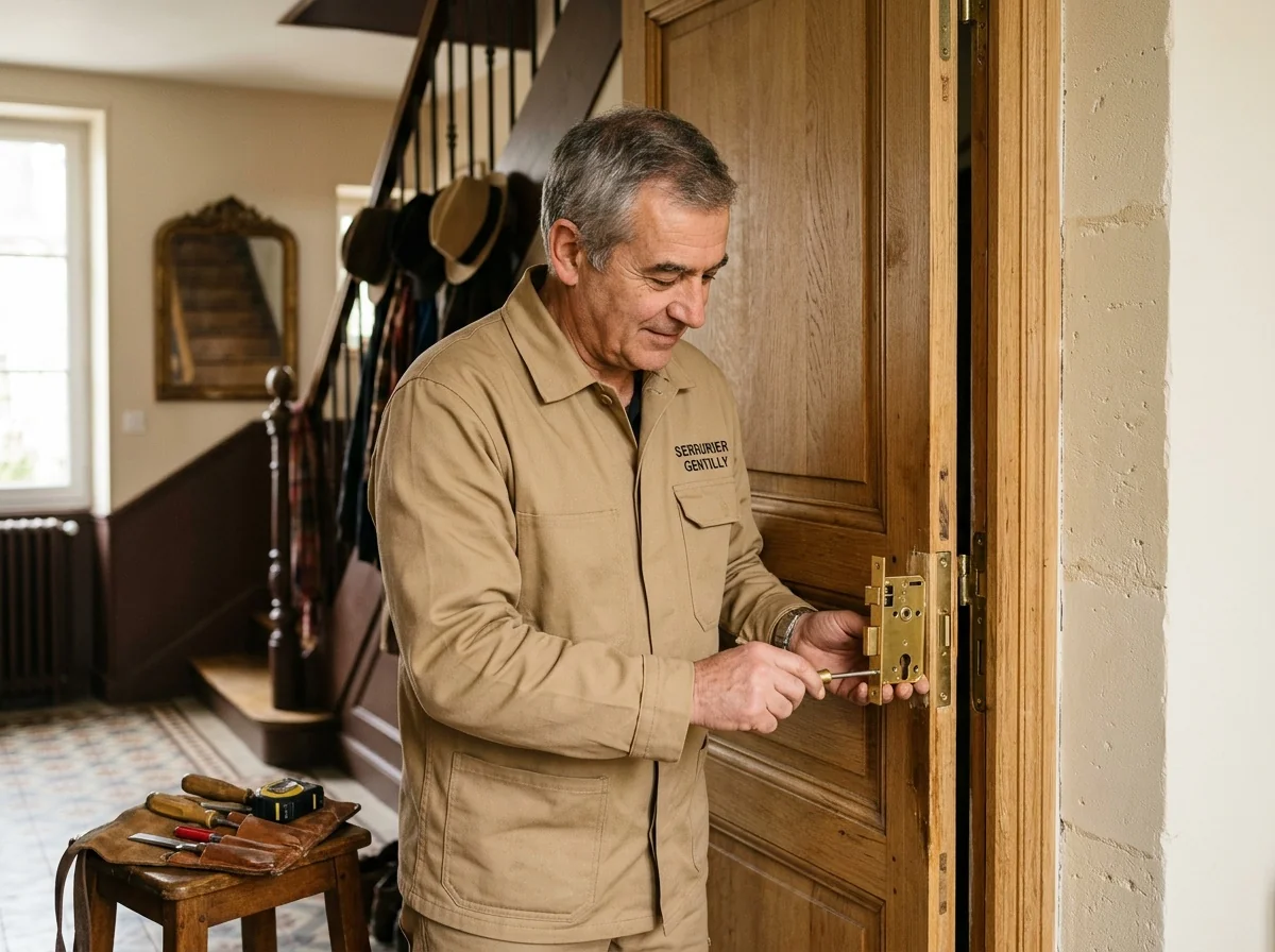 Installation serrure complète - Serrurier Gentilly