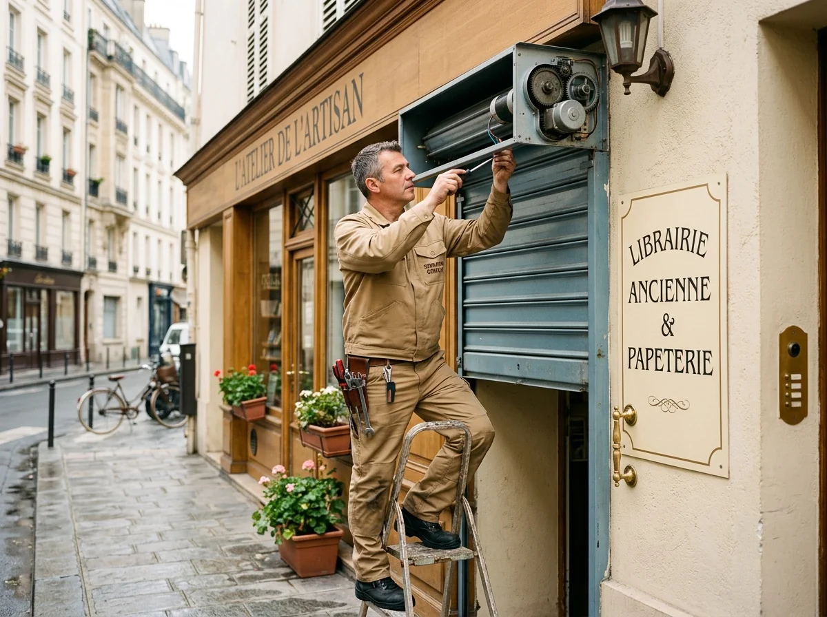 Rideau métallique commerce - Serrurier Gentilly